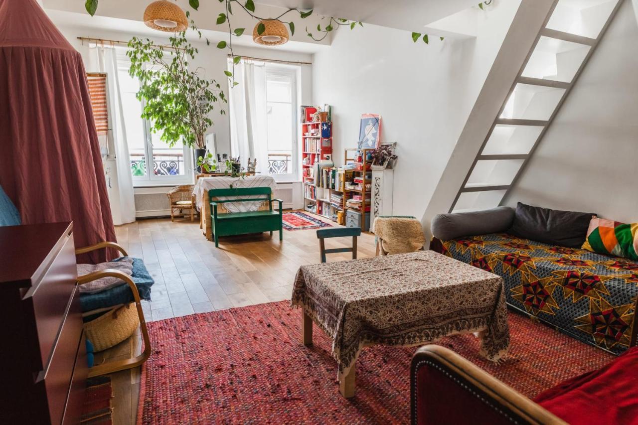 Bright Atypical Duplex In Menilmontant Apartment Paris Exterior photo